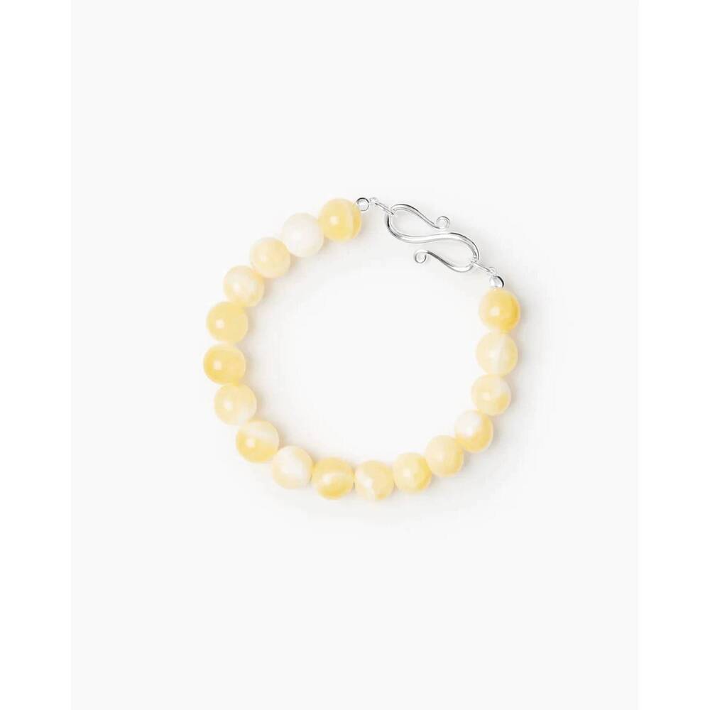 NEW LIÉ STUDIO women's the mary bracelet in beige topaz